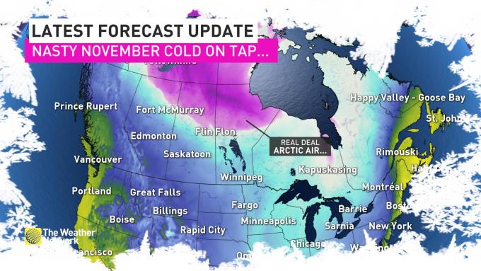 The Weather Network Nasty November Cold Set To Span Most Of The