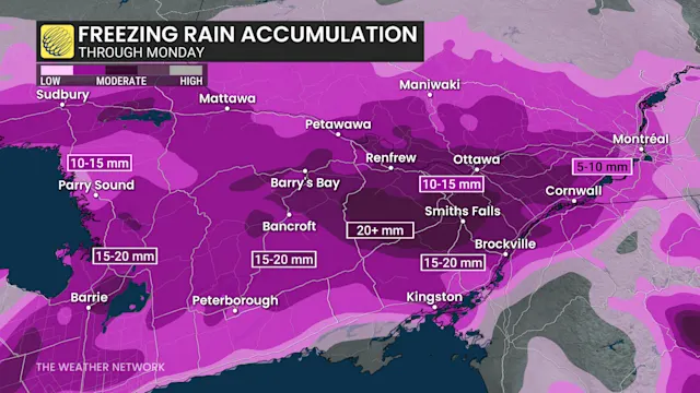 High-impact winter storm bears down on Ontario Sunday - The Weather Network