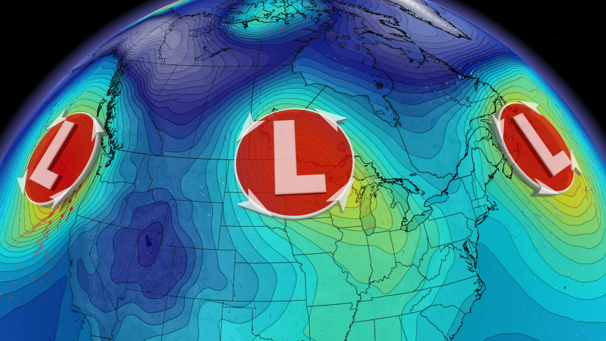 3 major lows bring wet, wicked or wintry weather to most of Canada
