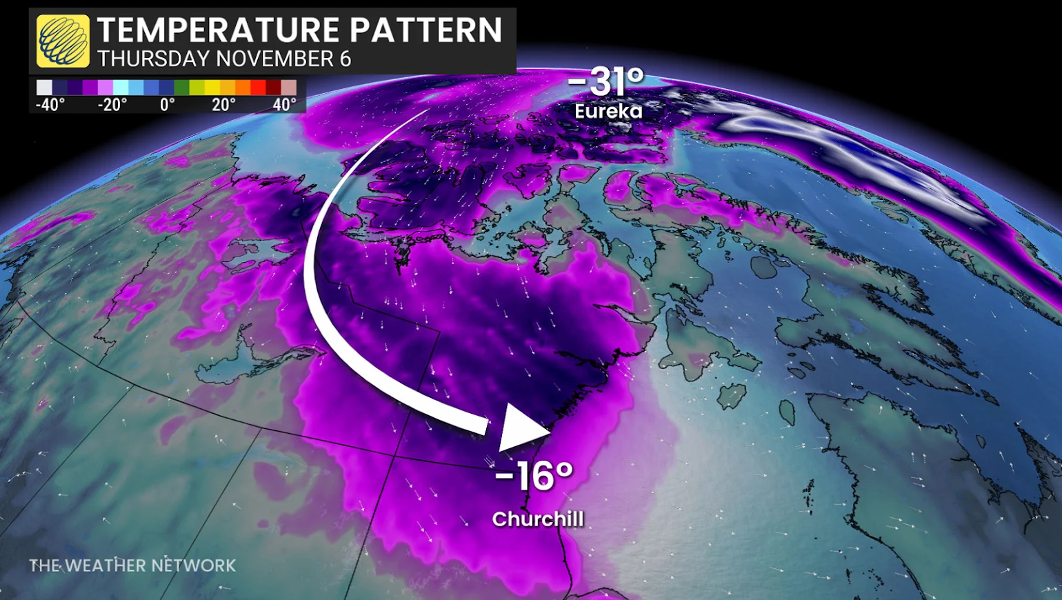 First, Season, Cold, Nunavut, Winter,  November 02, 2025. (The Weather Network/Laura Power)