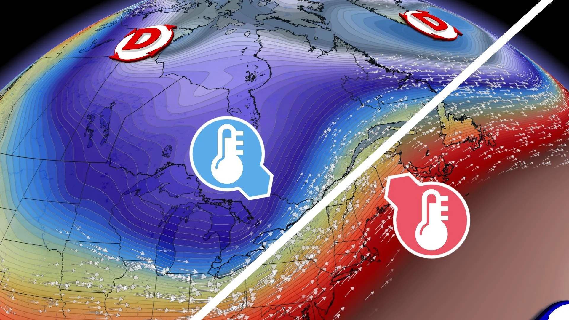 Une bataille de masses d’air va faire chuter les températures