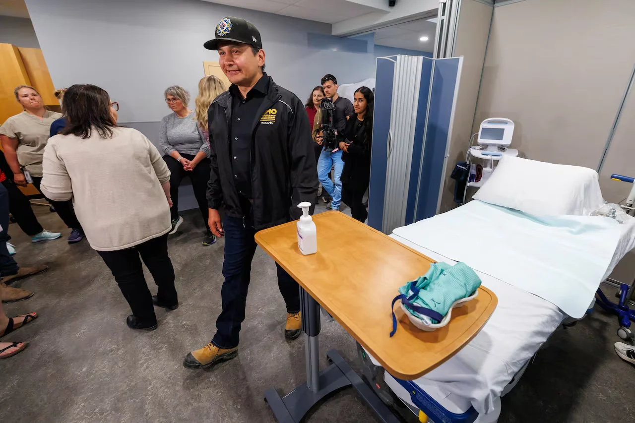 Dauphin, Flood, Manitoba, Clinic, July 03, 2026. (Mike Deal/Winnipeg Free Press/Pool)