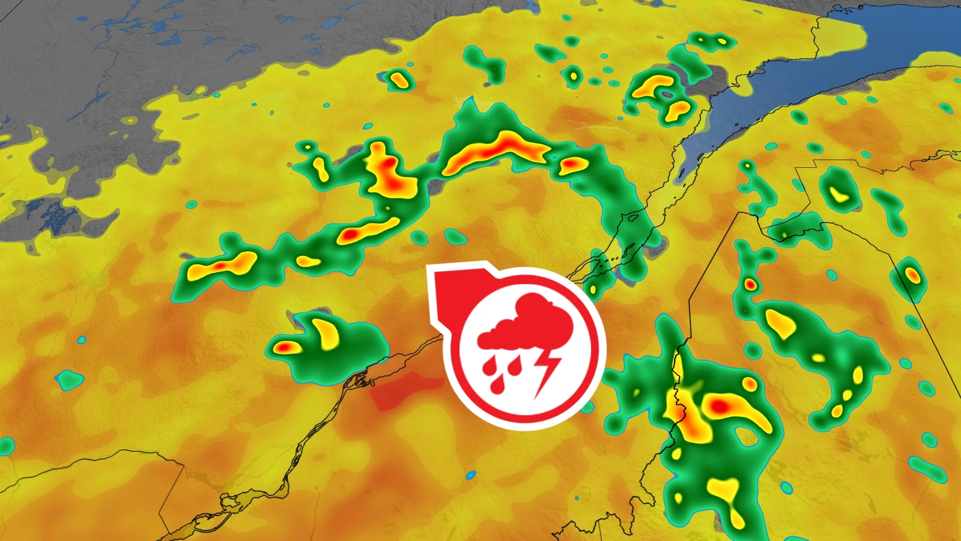 Orages violents et trombe marine : un dimanche explosif au Québec