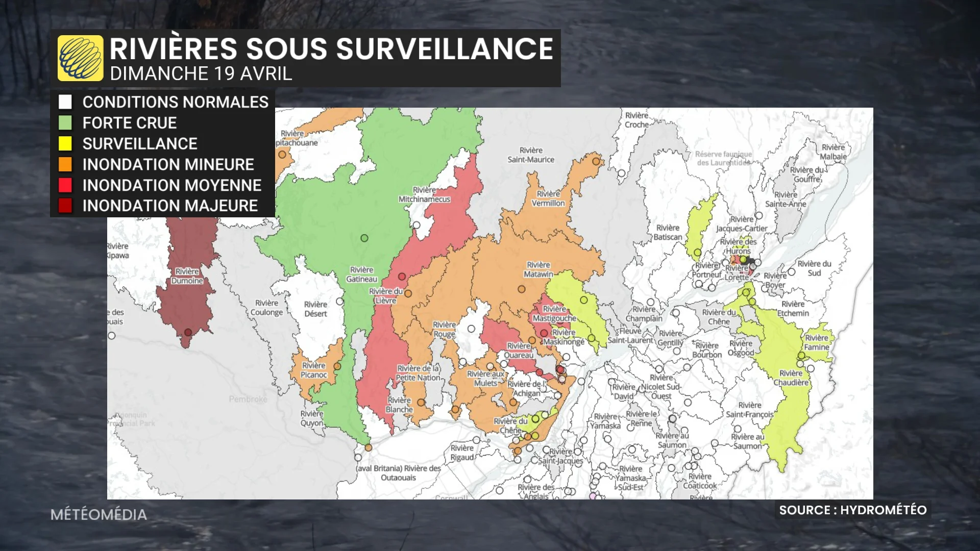L’eau gagne du terrain : évacuations en Outaouais