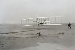 The Wright brothers telegraphed the US Weather Bureau to plan 1st flight locale