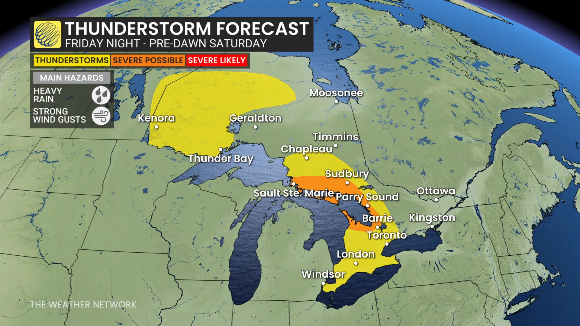 Baron - Ontario Friday overnight storms - July 17