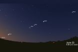 A predawn planetary alignment adorns the eastern sky this week