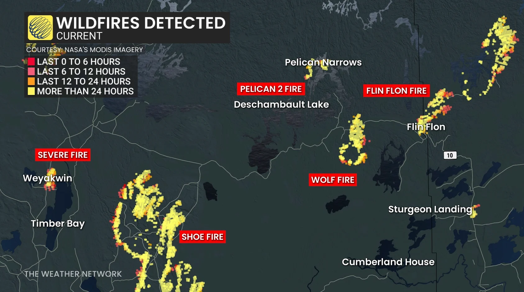 Wildfires in Sasksatchewan First Nations - May 29, 2025