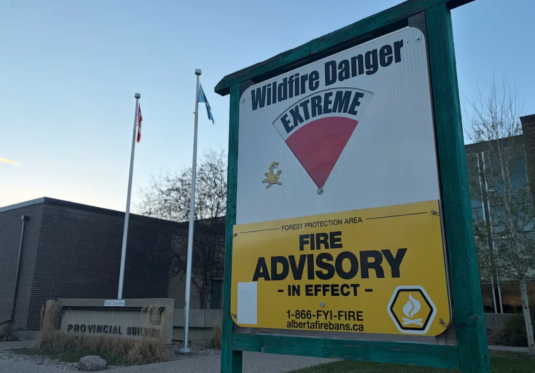 CBC - Wildfire danger rating - Whitecourt Alberta - May 11 - Emily Williams