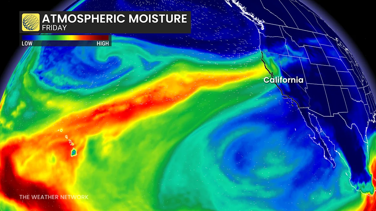 500+ mm of rain possible in California through Christmas - The Weather ...