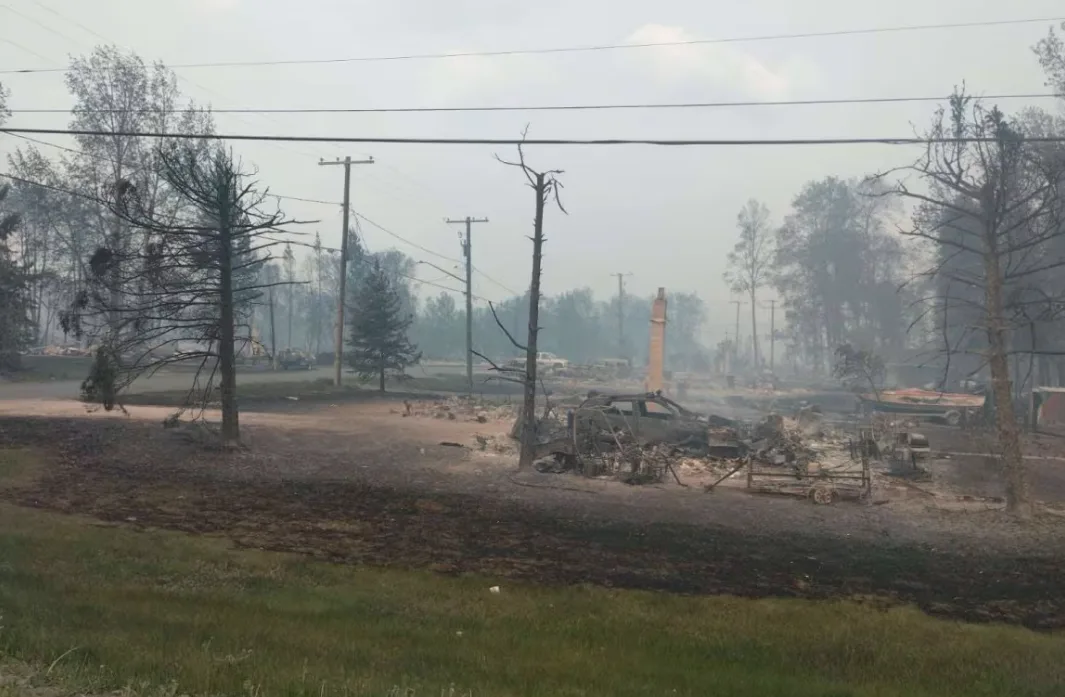 CBC - Denare Beach - Sask fire damage - Mark Pretzer