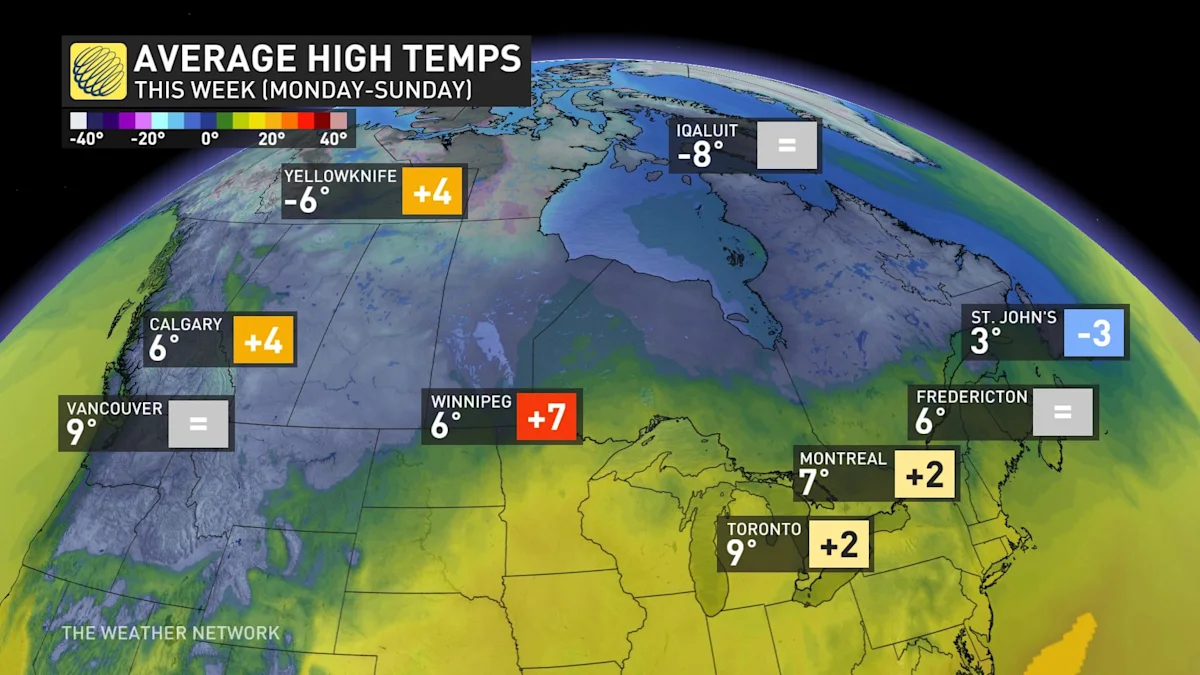 Why Canada can thank B.C. for the warmth this week - The Weather Network