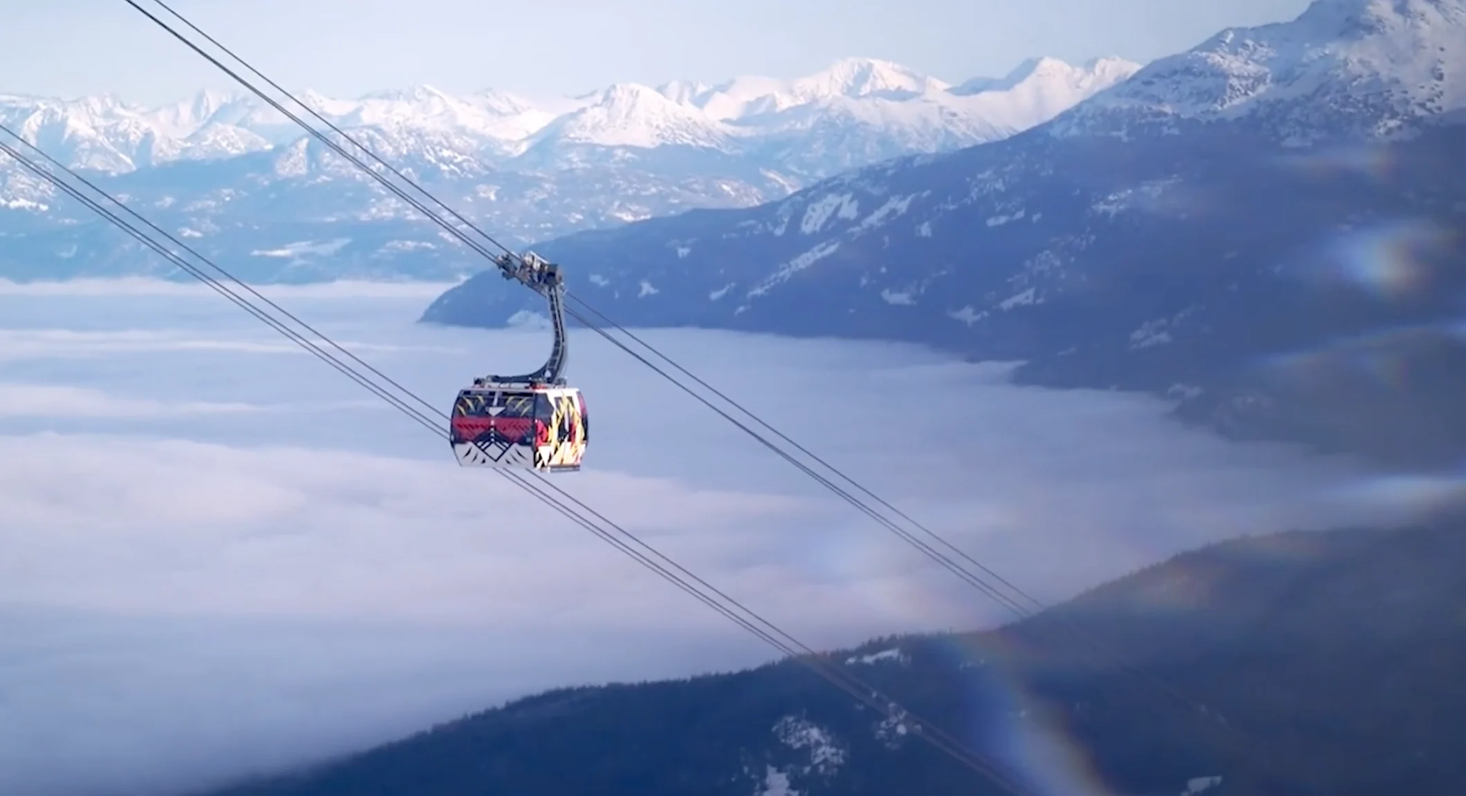 Indigenous artists transform gondola at Whistler Blackcomb