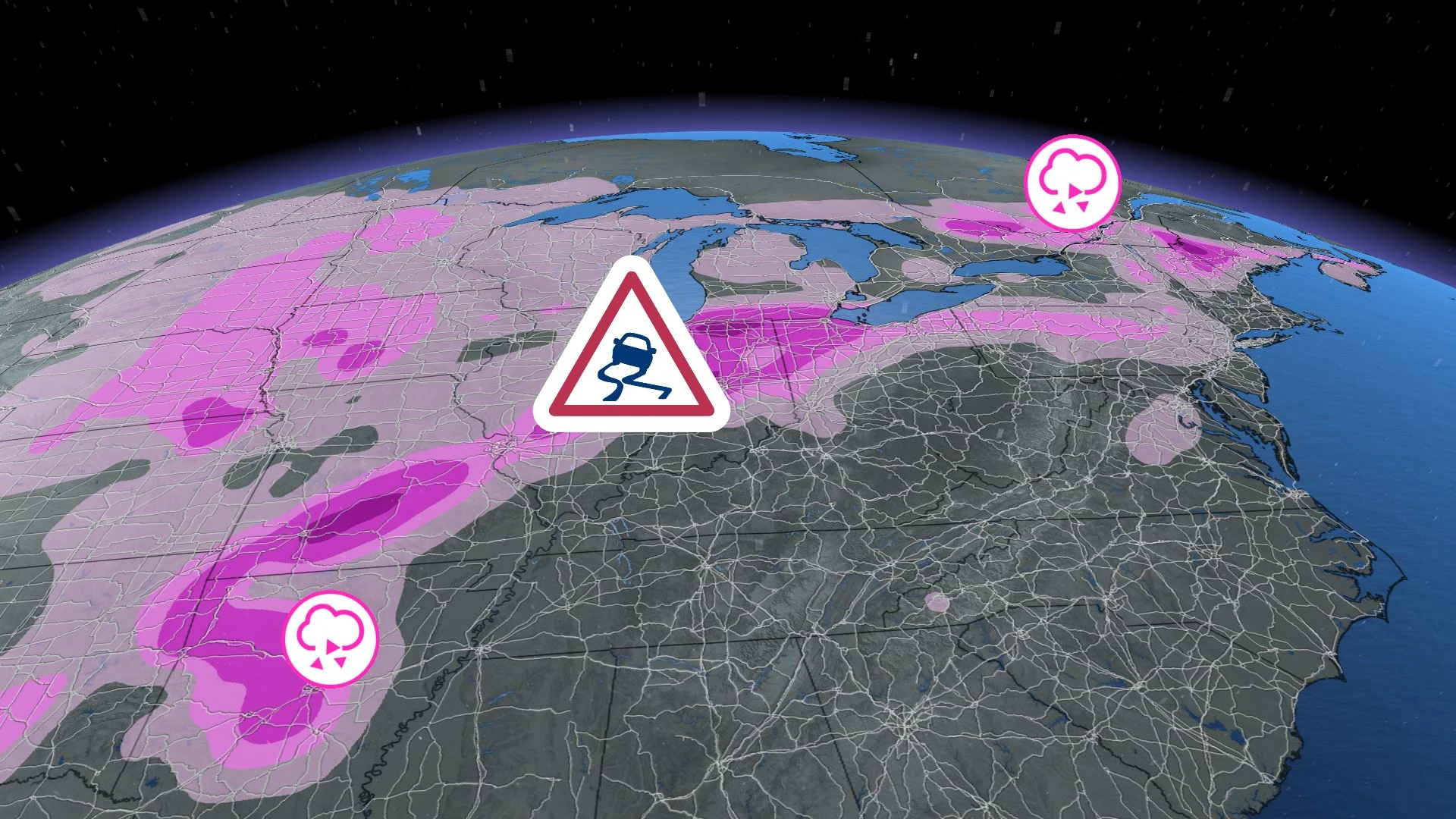 Une grande région sera affligée par le verglas : le Québec n’y échappera pas