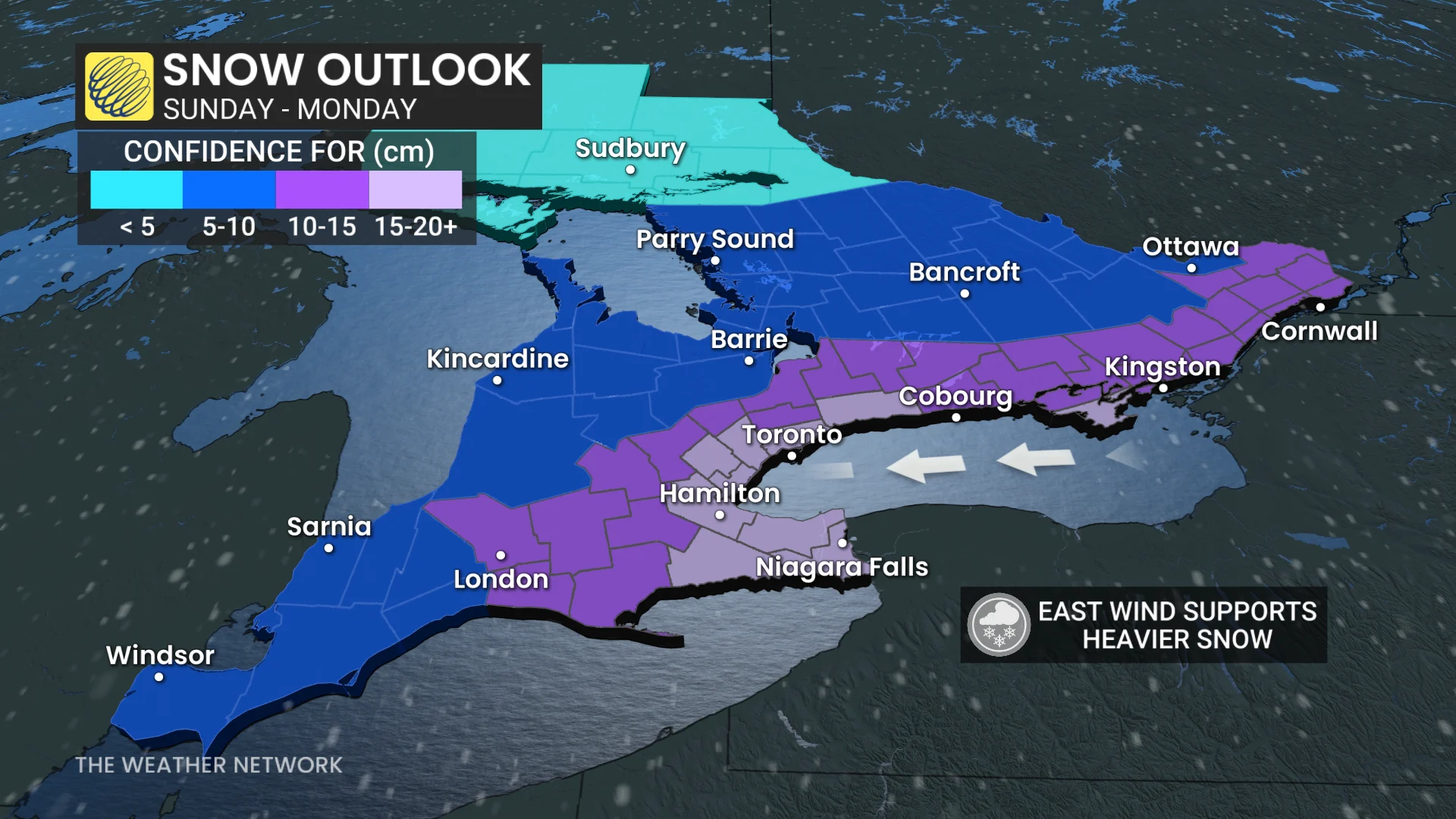Baron - Ontario snow outlook - Jan 22