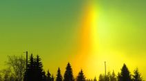 Giant sun dogs light up the sky as temperatures drop in Prince George