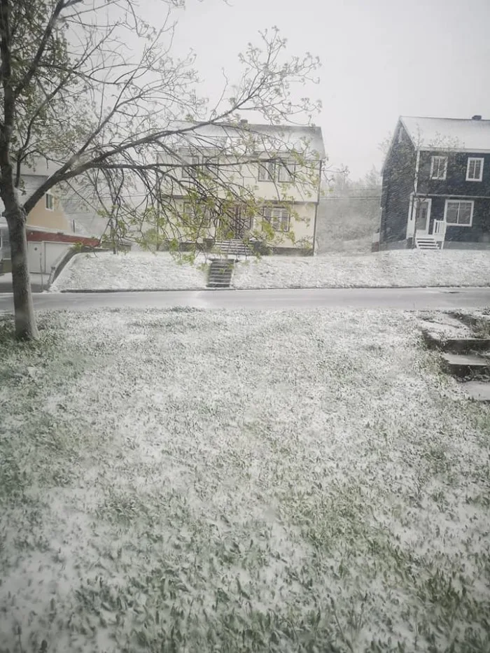 De la neige au Québec, en plein mois de juin !
