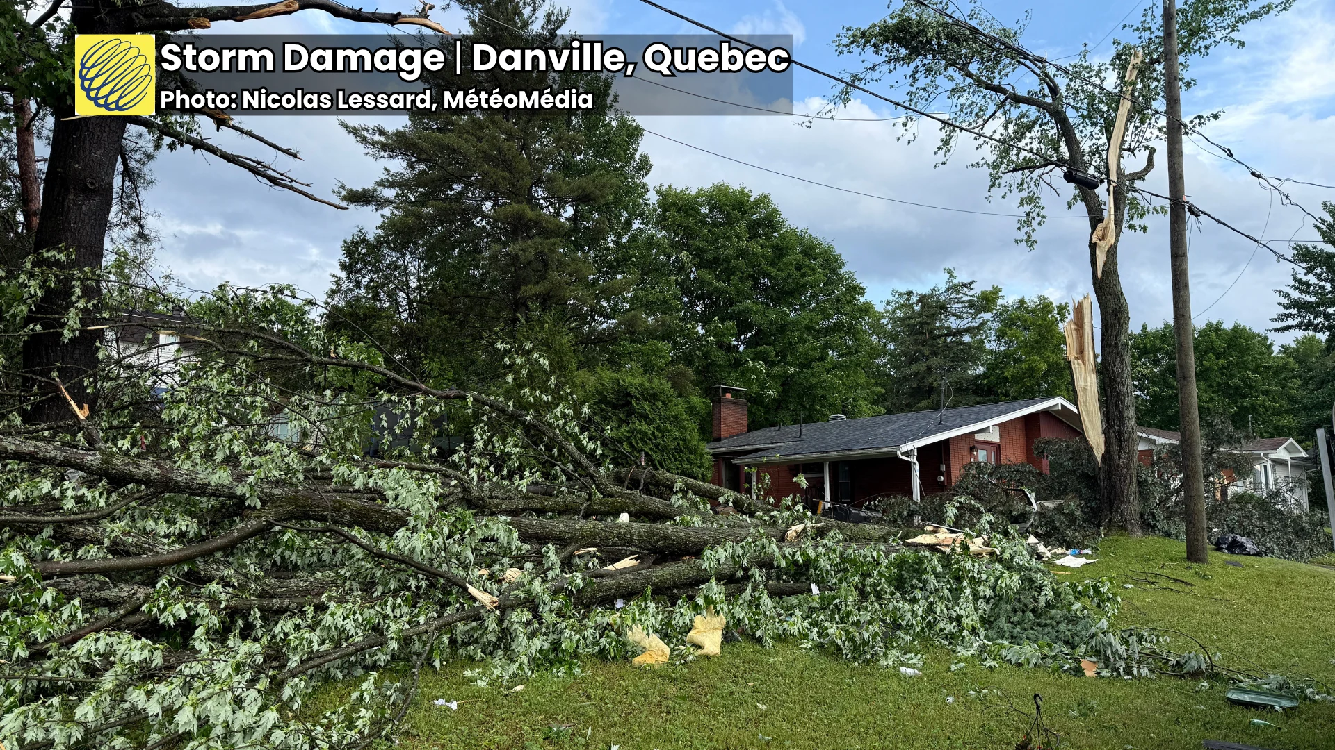 Danville Quebec Storm Damage June 19 2025