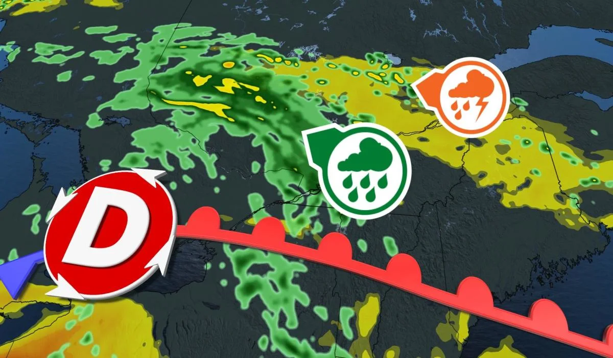 Potentiel d'orages isolés aujourd'hui : voyez les secteurs concernés