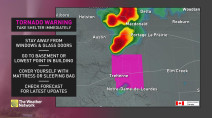 Tornado warning issued in Manitoba as severe storms push through