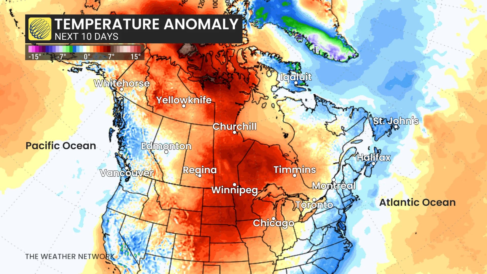 Temperature Anomaly Next 10 Days