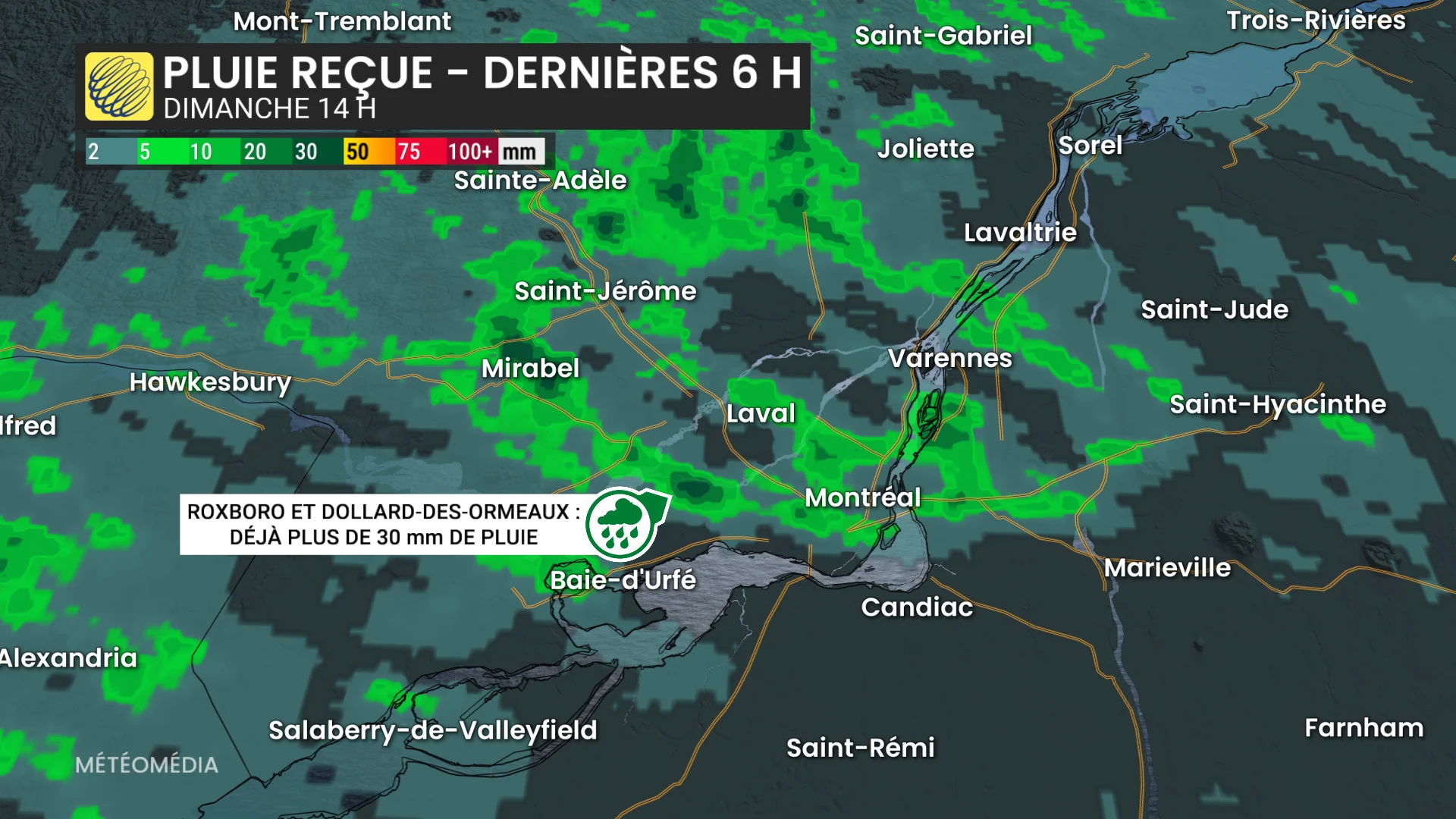 Orages dimanche 20 juin