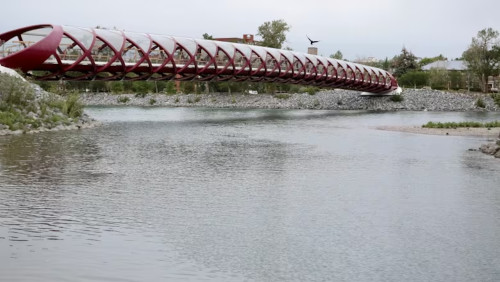 City Of Calgary Reduces Water Use Amid Drought Conditions The Weather    CBC  Low River Levels In Calgary Alberta June 2023 