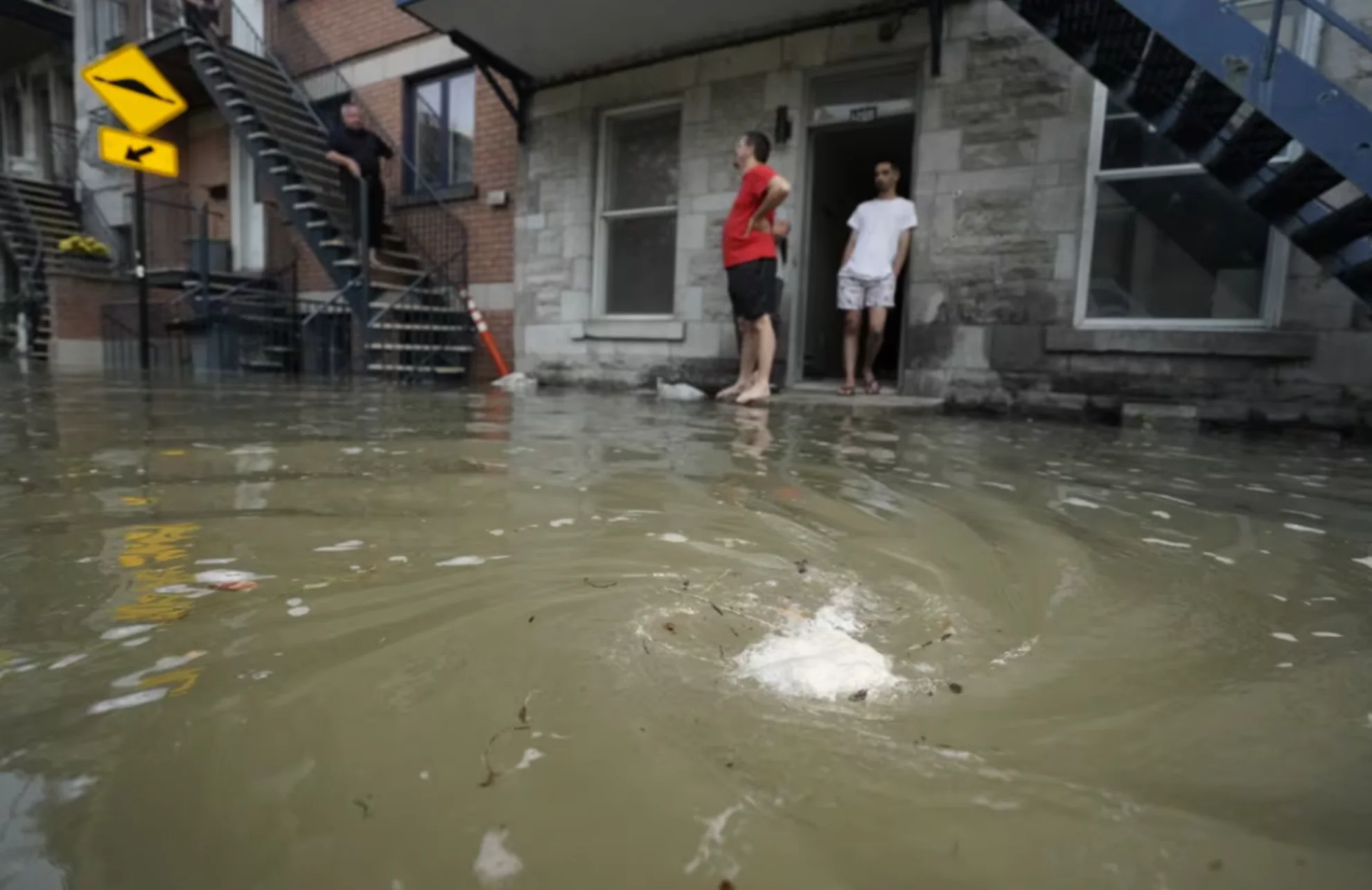 Montreal watermain break2 - Ivanoh Demers - Radio-Canada