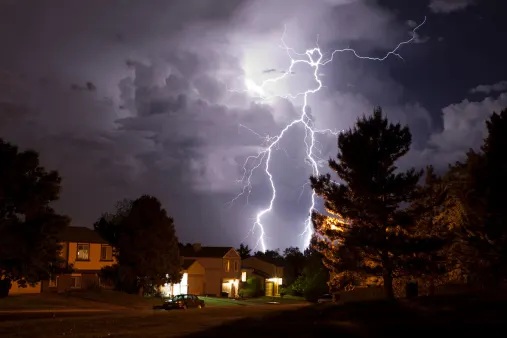 GETTY- Neighbourhood thunderstorm