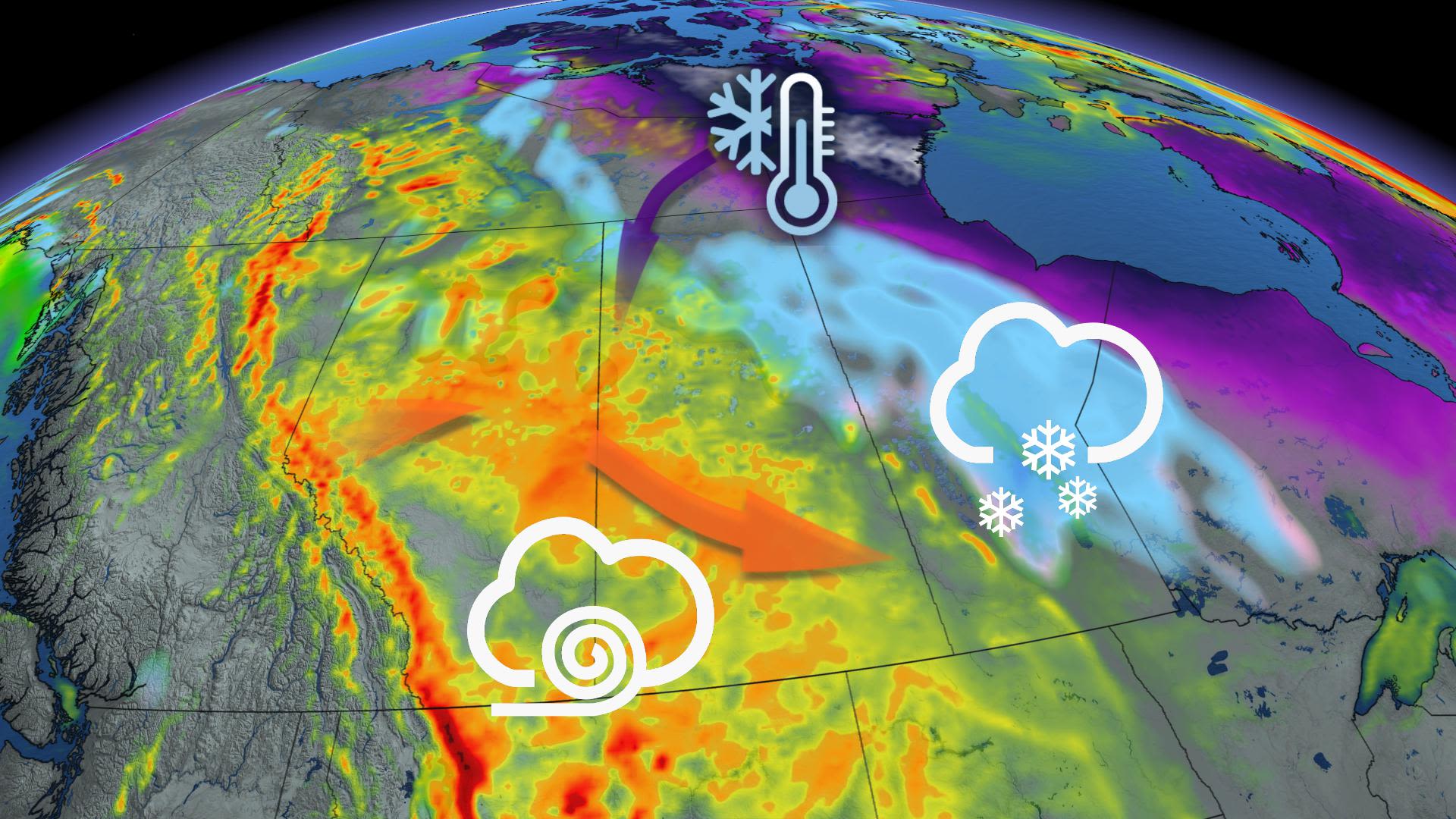 Pair of clipper systems target the Prairies ahead of temperature plunge ...