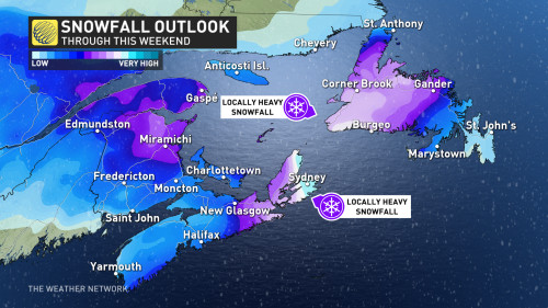 February kicks off with an active snowy pattern in Atlantic