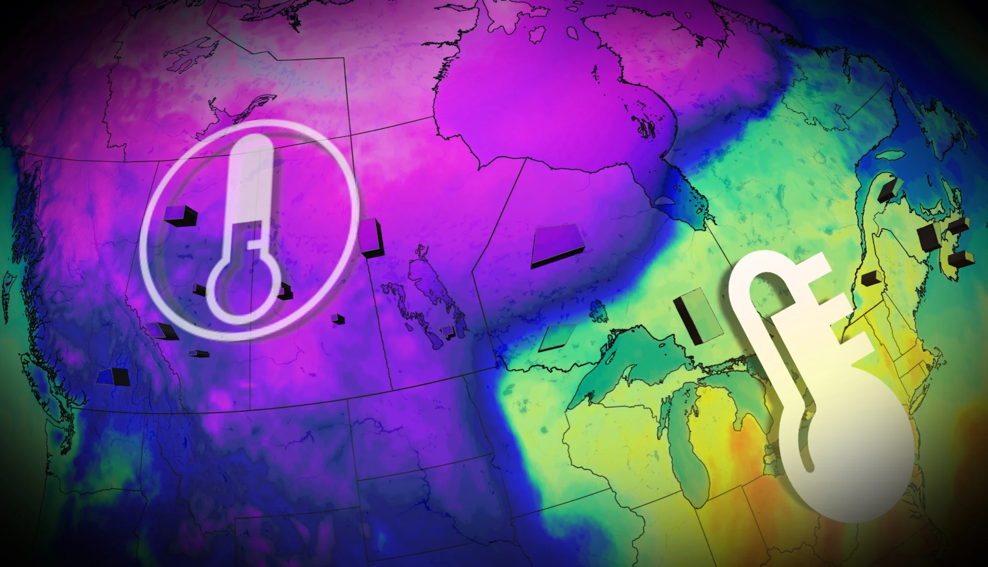 Spring fever or deep freeze? Canada divided by extreme weather pattern