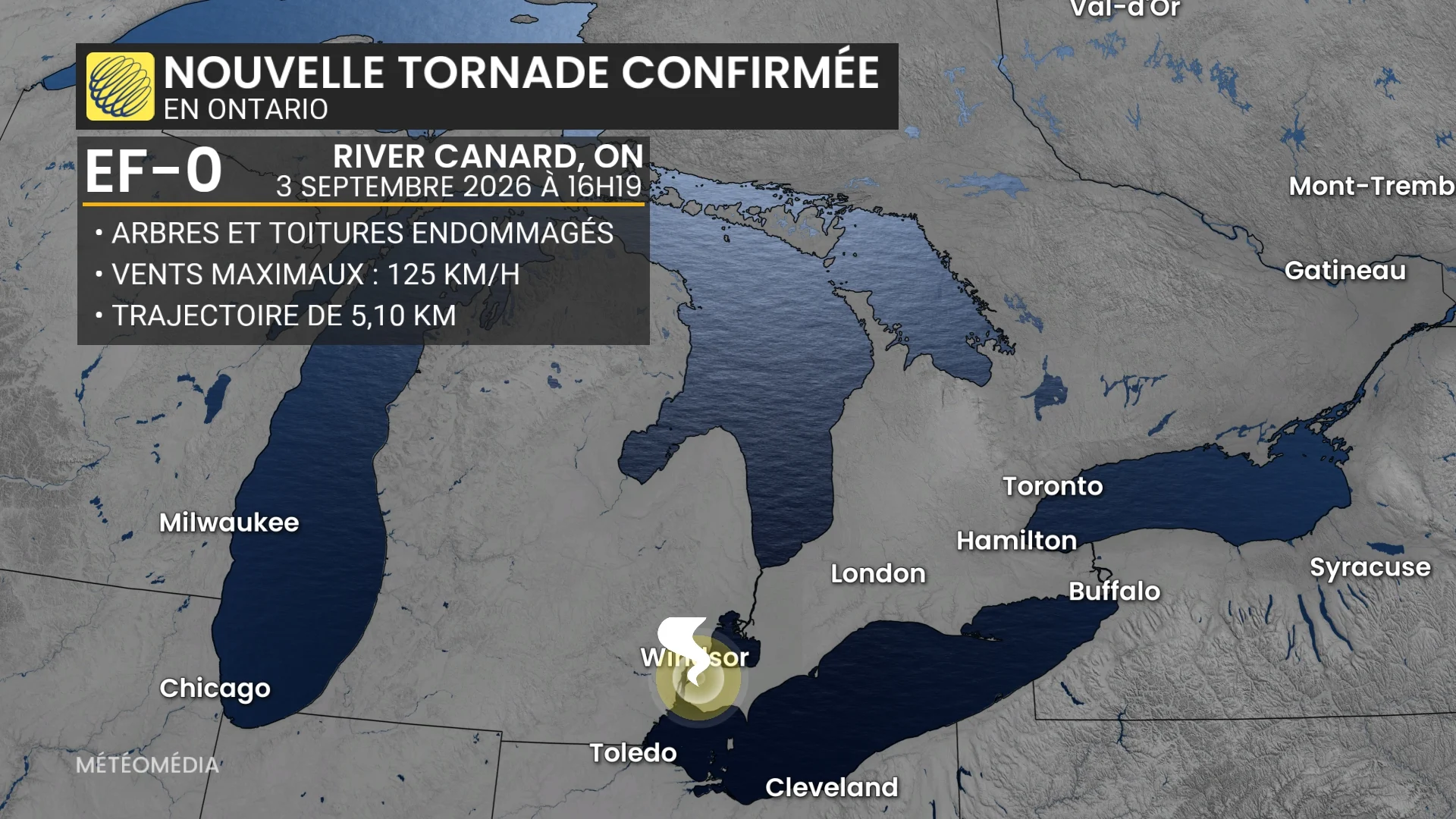 Tornades confirmées : une saison presque deux fois plus active que la normale