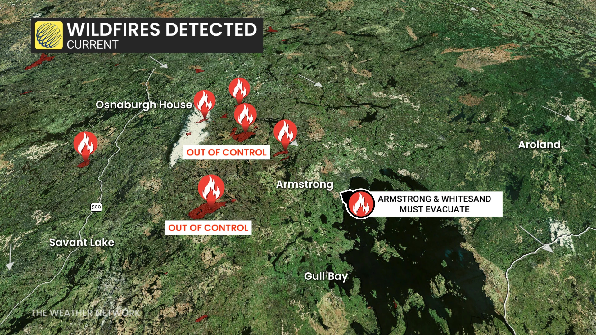 Baron - Ontario wildfires - July 14