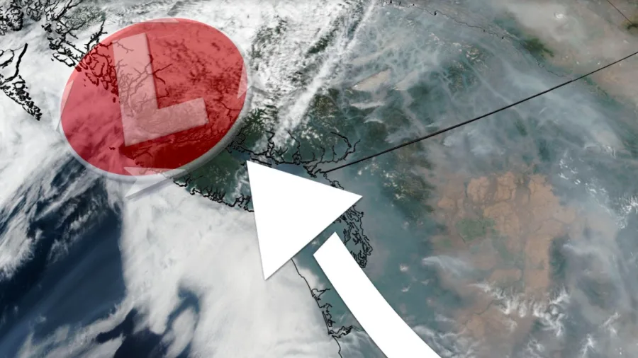 A year ago, B.C. looked like an ashtray from space 