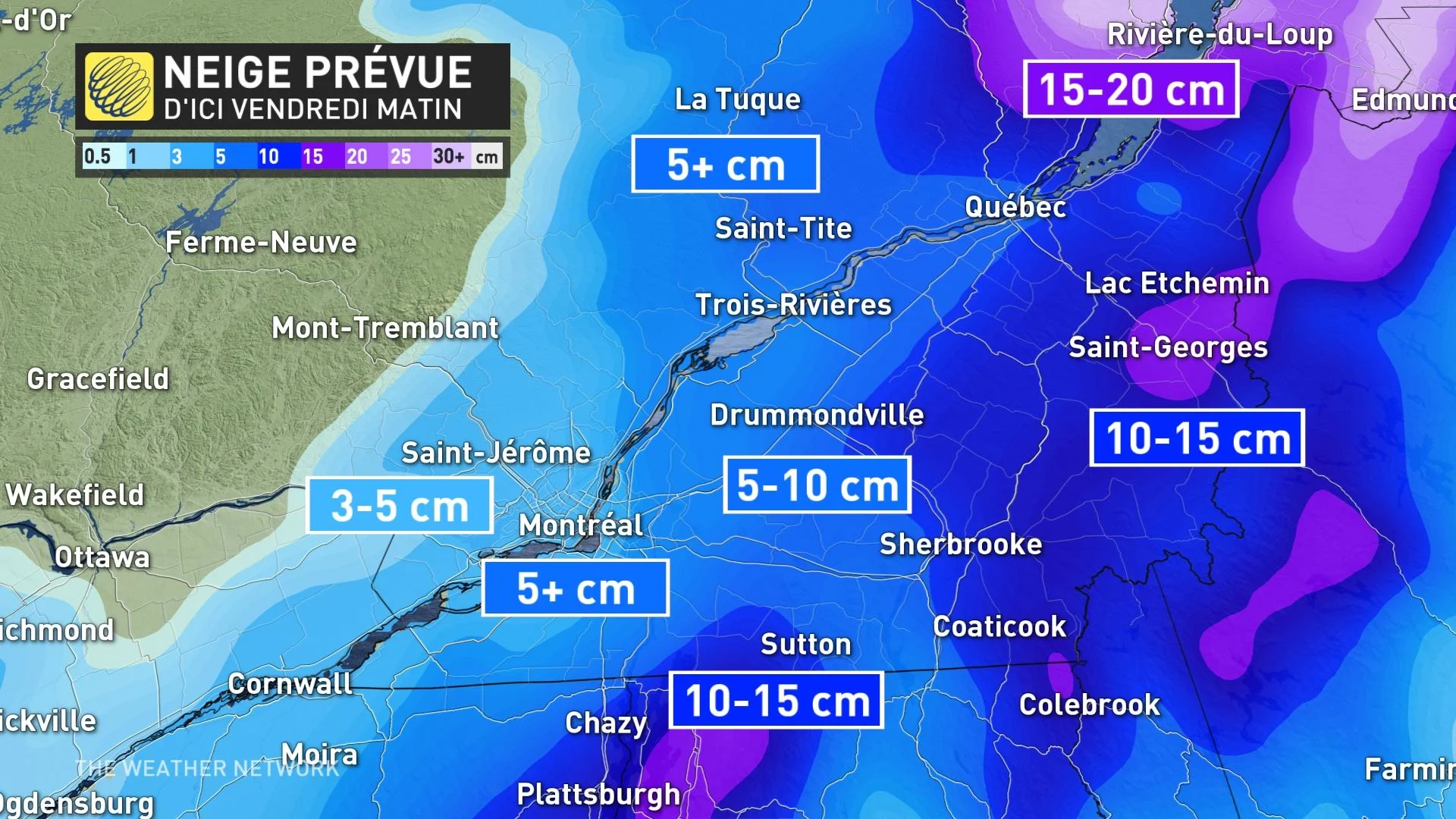 NEIGE PREVUE SUD