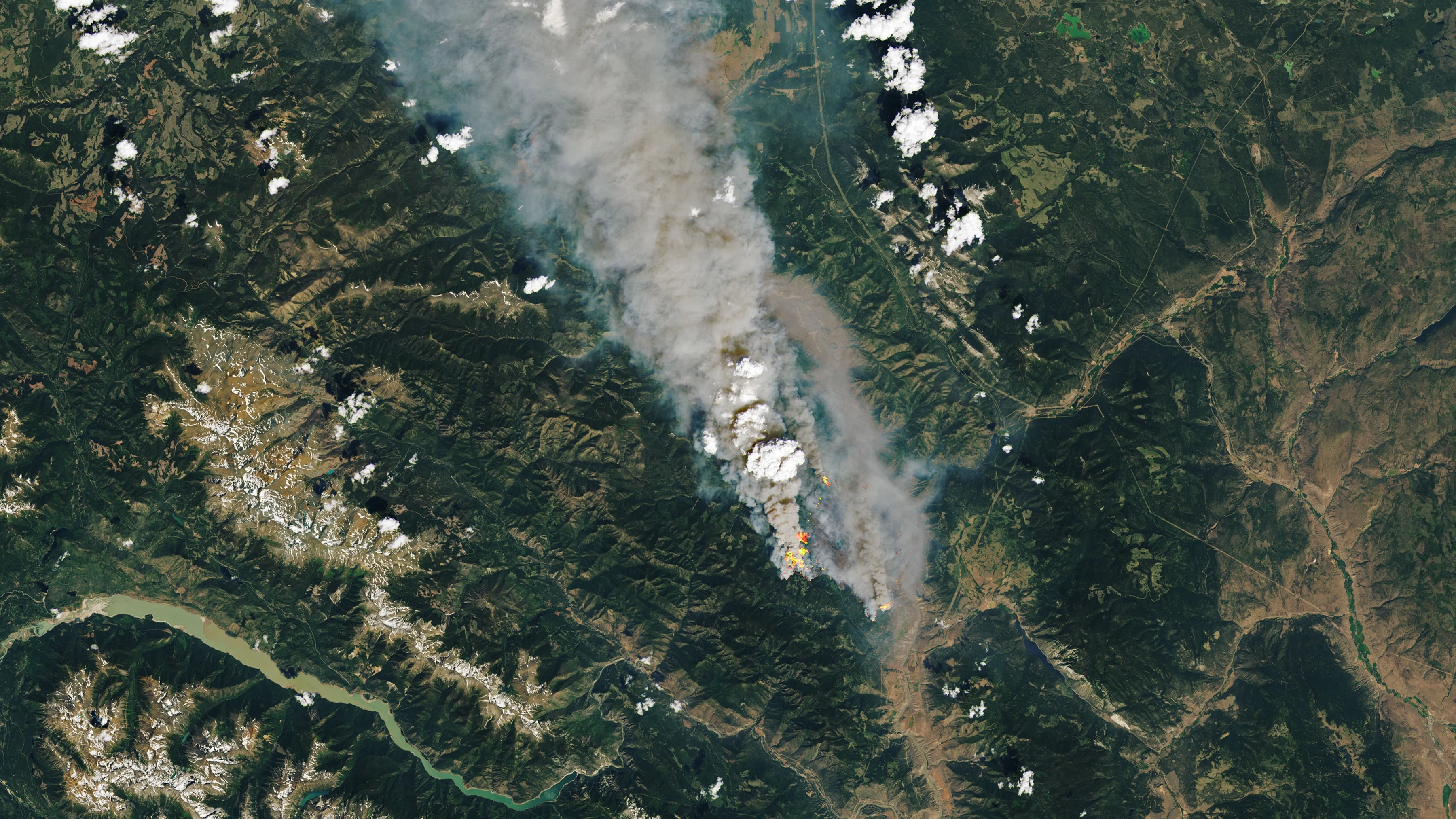 NOAA 2021 BC Wildfires
