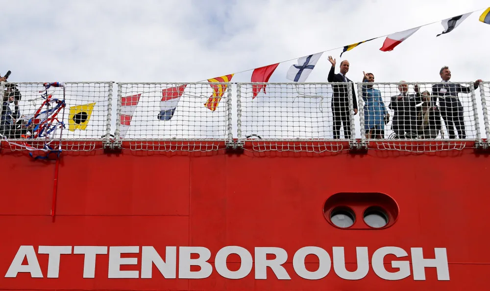 Polar research ship, Boaty McBoatface, renamed 'Sir David Attenborough'