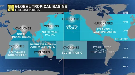 Tropical Basins