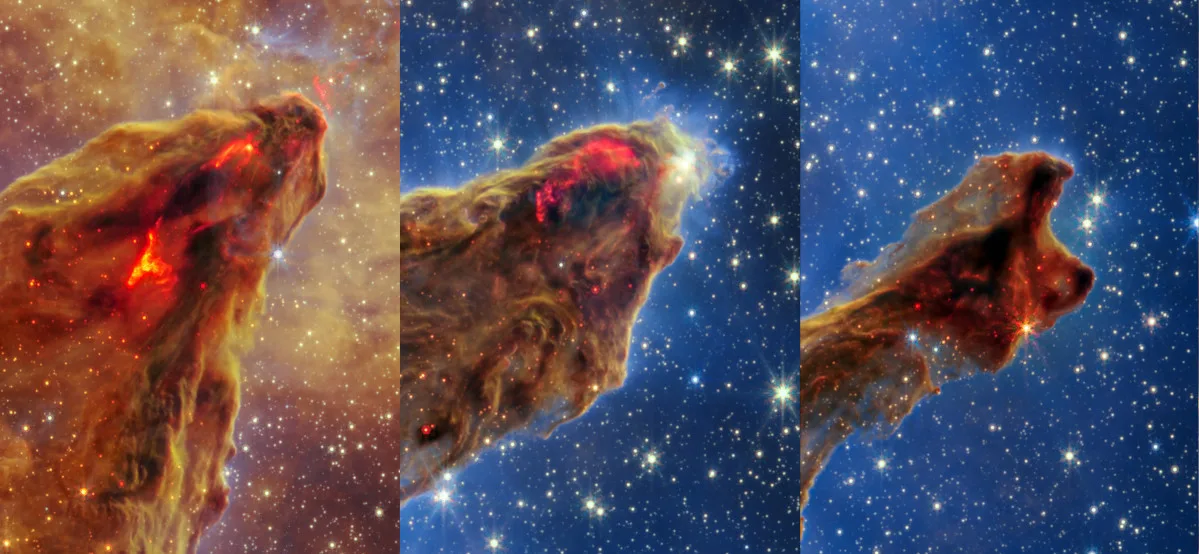 Star Forming Regions - Pillars of Creation - NASA ESA CSA STScI