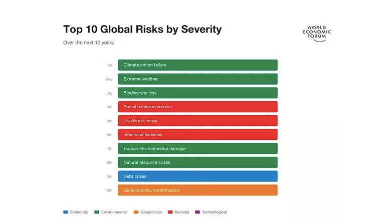 (World Economic Forum Global Risks Report 2022)