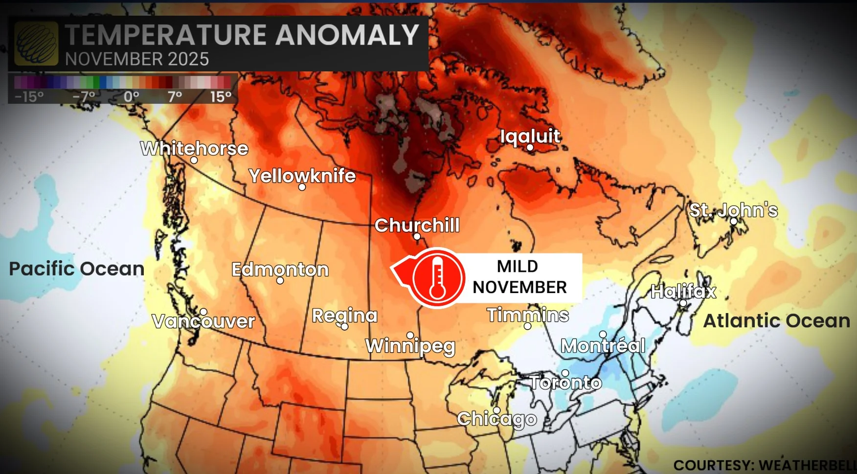 November 2025 Temperature Anomaly