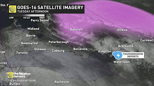 Rare Thundersnow Reported In Southern Ontario - The Weather Network