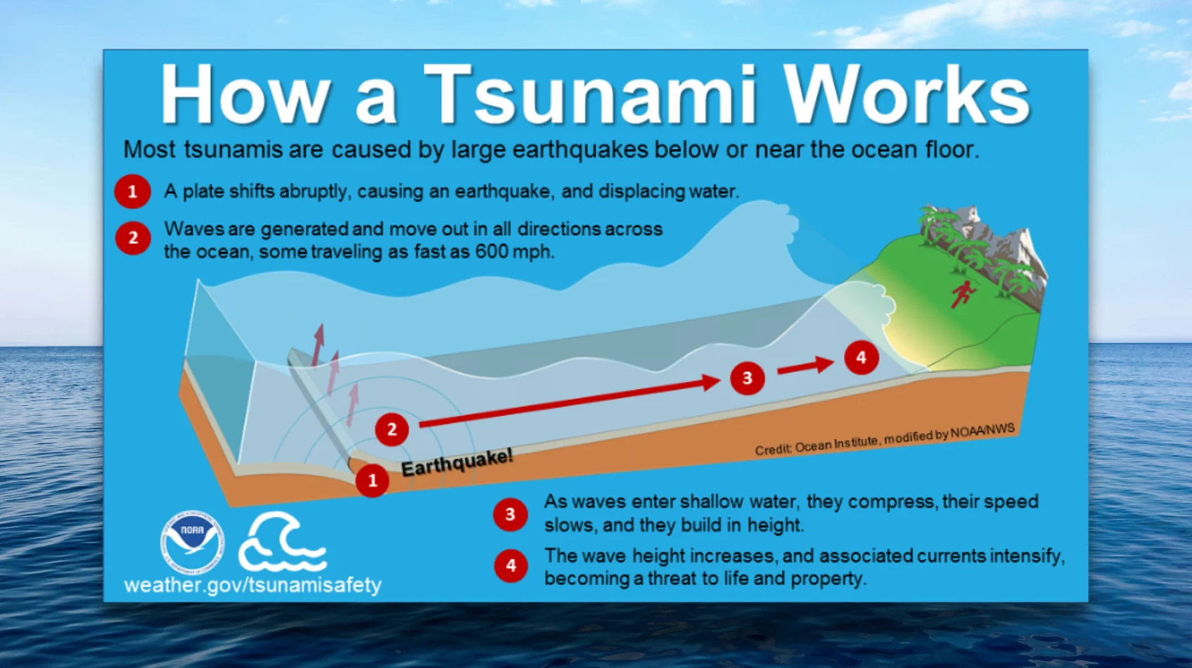 How a Tsunami Forms Explainer Graphic (updated)