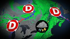 Jusqu'à 75 mm de pluie sur les radars : c'est loin d'être terminé pour le Québec. Détails ici. 