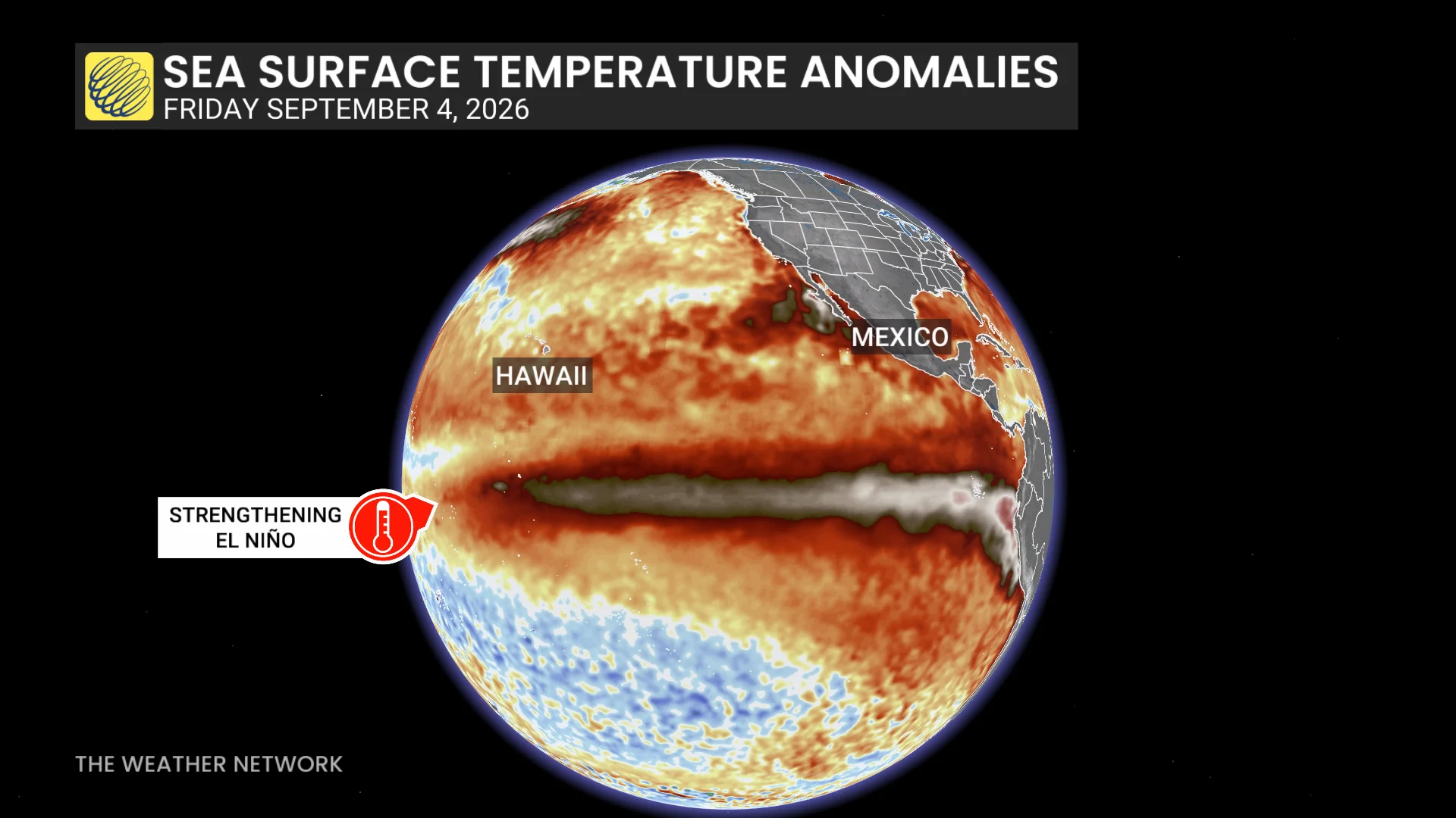 El Niño SST Anomalies September 4 2026
