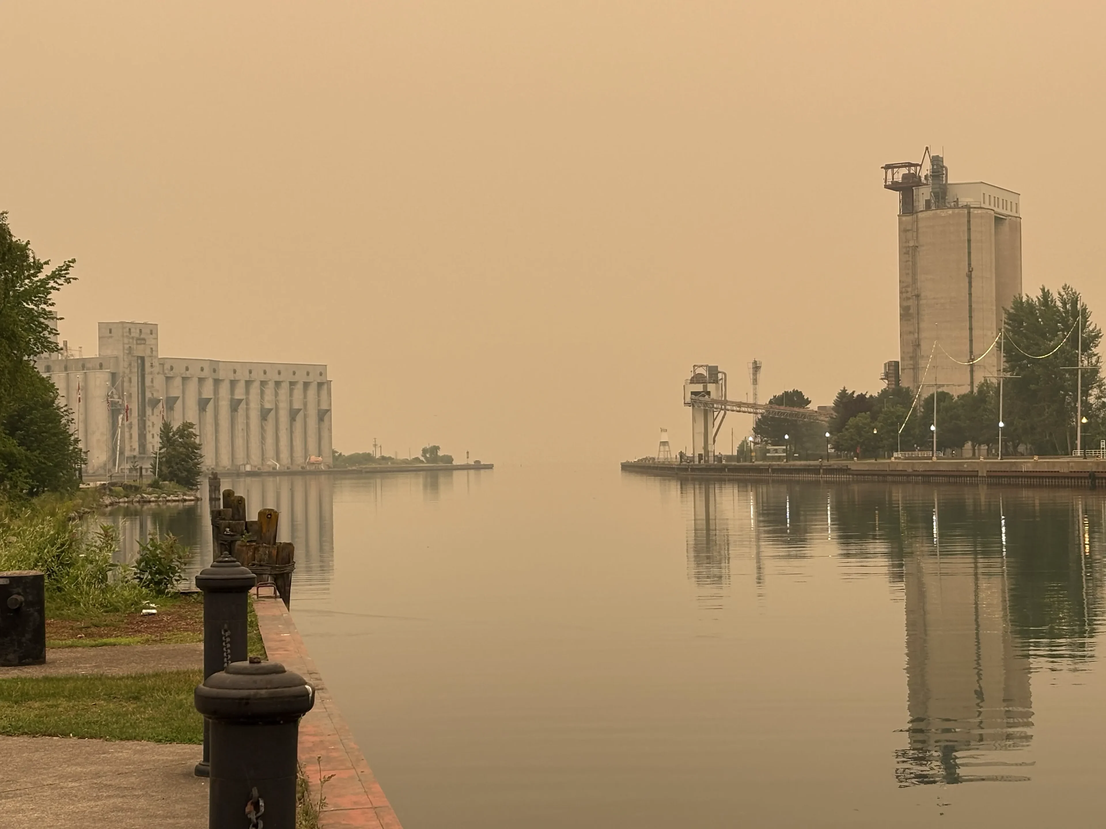 April Walker - Owen Sound hazy sky July 15 2026