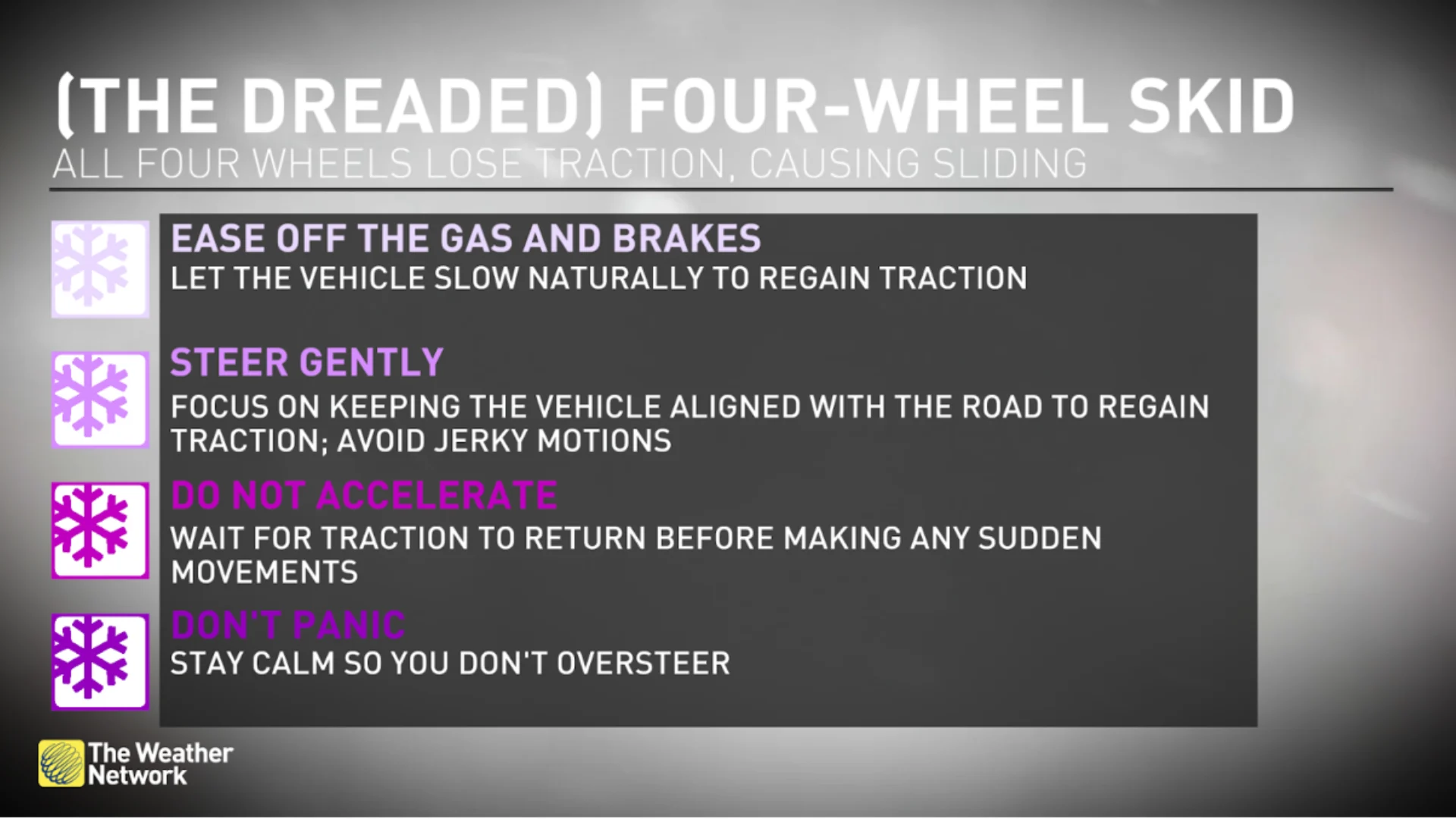 Skid guide - four wheel