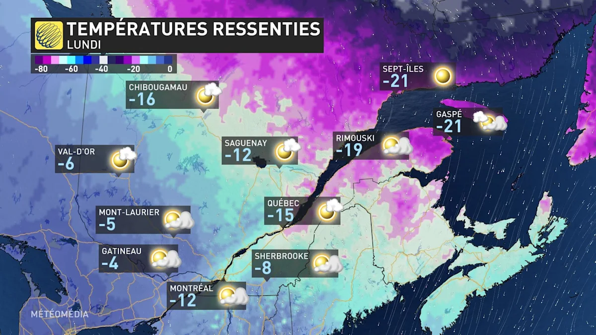 Un système va ramener le froid vers le Québec MétéoMédia
