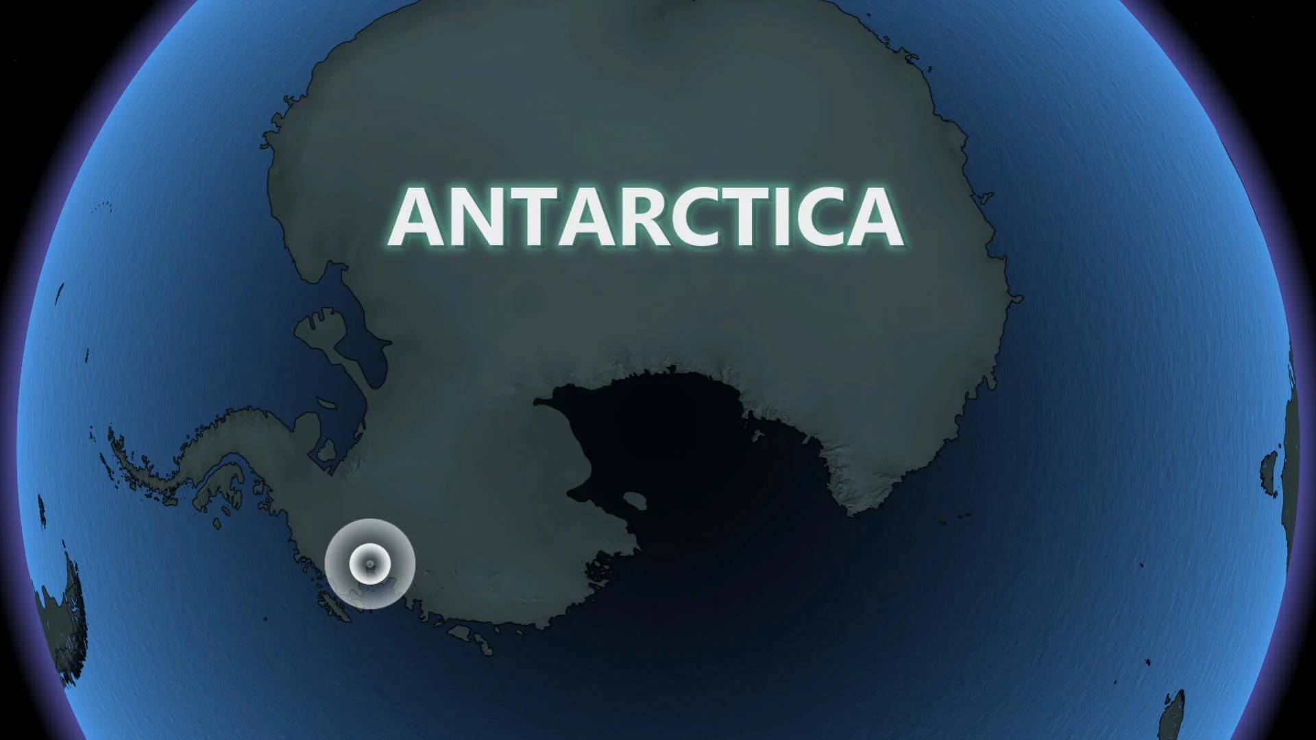 New uncharted island revealed by melting Antarctic ice
